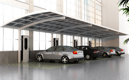 充電樁汽車車棚